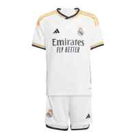 Banner - Adidas Real Madrid primera equipación 23/24 kit 8-14 Años IA9977