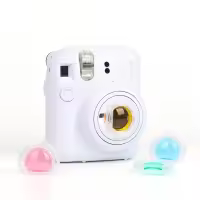 Bolsa de Cámara de Cuero con 7 Partes para Fujifilm Instax Mini 12 Funda de Protección de 64 Bolsillos con Marco de Foto, Espejo de Auto-retro, Filtros de Lente - details 5