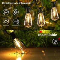 Luces De Cadena LED ST38 Para Jardín Terraza Fiesta Bodas Camping Decoración De Calle Farolillos De Navidad Guirnalda De Aves - details 1
