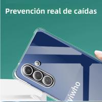 Funda Transparente Para Samsung Galaxy A17 5G Cubierta Trasera Clara Protectora De Vidrio Compatible Con Modelos A16 A26 A36 A56 5G - details 3