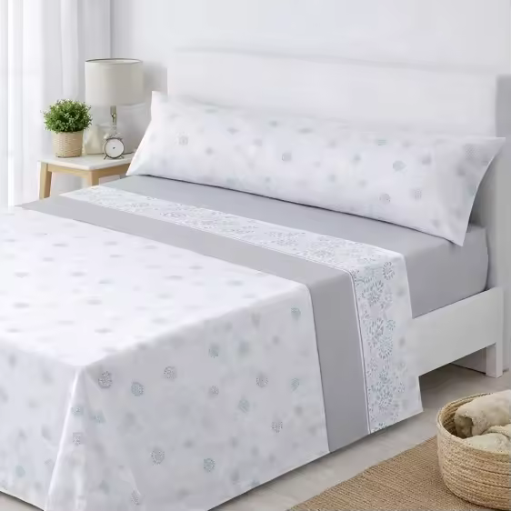 Juego de Sábanas Microfibra 100% Poliéster, Suaves y Frescas para Verano, Estampadas, incluye Bajera -Encimera-1 o 2 Funda de almohada, 18 Diseños para Camas 90/105/135/150/180 cm, ✅ Entrega en España en 48 a 72 horas - 1