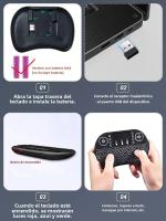 MRSVI I8 Mini Teclado Inalámbrico Con Iluminación De 7 Colores Para Android TV Box PC Ratón Aire 2.4G Remote Compatible Con Russian French Portuguese Arabic - details 8