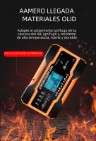 Cargador Inteligente Rápido De Batería 12V 24V 12A 10A Para Baterías De Coche 7 Etapas De Carga Pulso Reparación Para AGM GEL WET Ácido Plomo - details 10