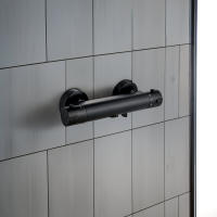 DP GRIFERÍA Grifo Termostático de Ducha New Design Black Edition - Seguridad 38º, Negro - details 0