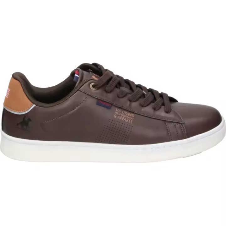 U.S. GRAND POLO | Zapatos Casual U.S. Grand Polo para Hombre – Zapato Cómodo en Color Marrón con Detalles en Beige – Zapato con Cordones – Cómodos y Versátiles – Modelo GPM524015 - 1