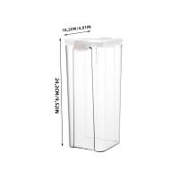 Contenedor De Alimentos Airtight Con Tapa Organizador De Armario Dispensador De Cereal Caja De Almacenamiento De Cocina Ecológico De Plástico PC Capacidad De 150ml - details 10