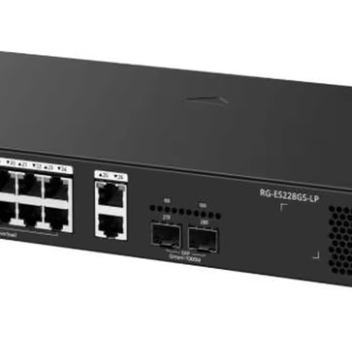 Ruijie switch 24 ports poe cloud managed 2 sfp 250w - 1