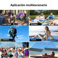 Manta De Picnic Impermeable Y Ligera De 200x210cm Para Camping Y Senderismo Tapete De Playa Sin Arena Para Exterior - details 4