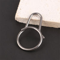 Llavero De Aleación De Titanio Con Clip Para Cinturón Llavero Rápido Super Ligero Para Hombres Con Colgante Para Llaves De Coche - details 2