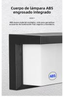 Lámpara De Pared LED Impermeable IP65 Con Sensor De Movimiento PIR Para Exterior Iluminación Decorativa Para Porche Balcón Jardín AC85-265V Moderna - details 7