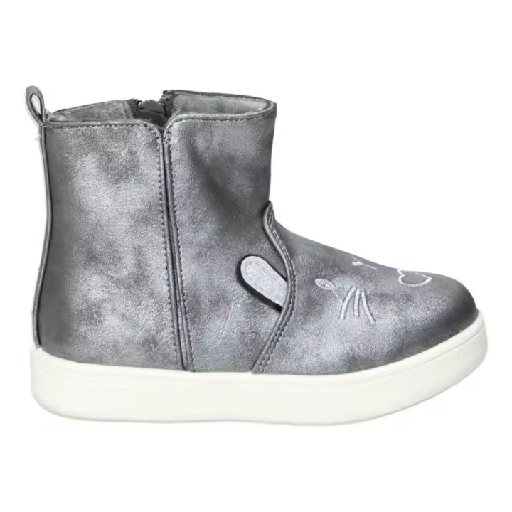 Botines BUBBLE j4013 niña plomo - 1