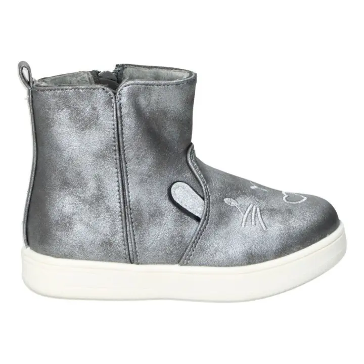 Botines BUBBLE j4013 niña plomo - 1