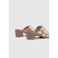 Sandra Fontán TILO Mules De Tacón Mujer Dorado - details 2