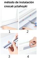 Tira De Sellado Para Ventanas Y Puertas 6M Espuma Silenciosa a Prueba De Viento Y Polvo Adhesiva Para Ventanas De Deslizamiento Y Casement Tapete Acústico Para Puerta - details 20