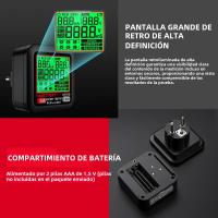 HT97 Detector De Voltaje Digital Prueba RCD GFCI Con Pantalla Grande Comprobador De Enchufes EU US UK Protección De Fugas - details 10