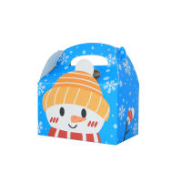 Caja De Regalo De Navidad 4/8/12pcs Papel Kraft Santa Claus Snowman Reindeer Elf Paquete De Galletas Decoración De Fiesta De Año Nuevo - details 5