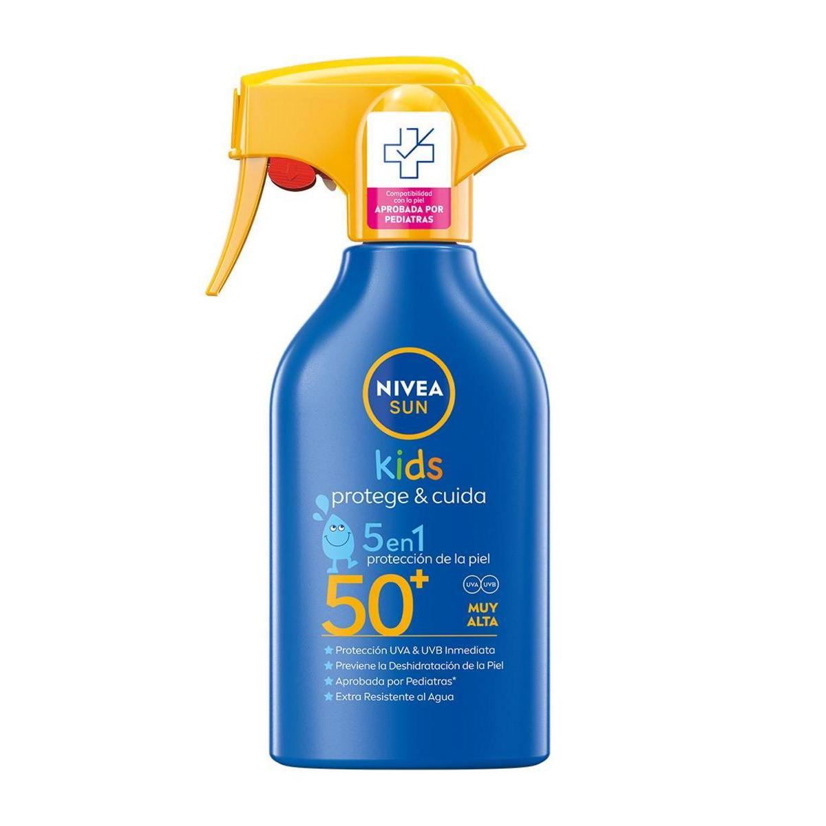 NIVEA SUN Niños Protege & Cuida Spray Solar FP50