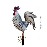 Estatua Realista De Pollo De Metal Para Jardín Decoración De Animales Estilo Rústico Para Patio Y Exterior - details 7