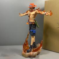 Figura De Acción De Anime One Piece Portgas D. Ace 28cm PVC Estatua De Colección Decoración Ornamento Juguetes Para Adultos - details 3