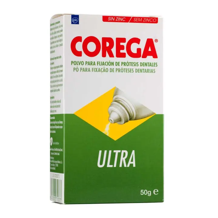 Corega ultra adhesivo protesis dental polvo 50 - 1