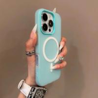 Funda De Teléfono Aesthetic Con Protección Antichoque Total Compatible Con Apple iPhone 17 16 11 12 13 14 15 plus pro Max Material PC + TPU Magnético - details 11