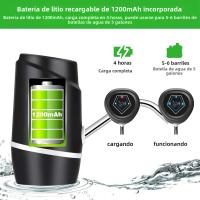 Bomba De Agua Eléctrica Portátil Para Bebida Universal USB Para Botella De 2-5 Gallones Bomba De Mano Para Agua Potable - details 1