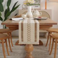 1pc Bohemian Macrame Crochet Telar De Mesa Con Borlas Estilo Para Bodas Comidas Fiestas Y Decoración Del Hogar - details 0