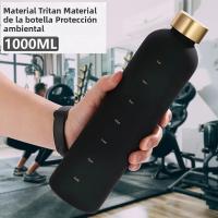 Botella De Agua 30oz Con Marcador De Tiempo Deportiva De Gran Capacidad Reutilizable Para Exteriores Viaje Portátil Sellada Bebida - details 1