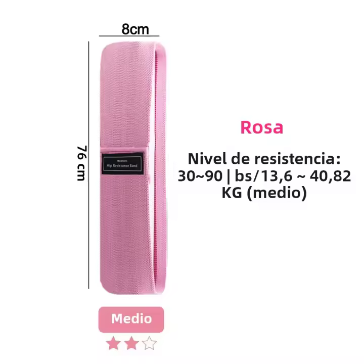 Juego De Bandas De Resistencia Largas 105lb Círculo De Cadera Para Ejercicio De Yoga Y Gimnasio Equipamiento De Fitness Para Piernas Y Glúteos Entrenamiento En Casa - 1