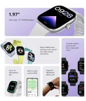 Xiaomi Redmi Watch 4, Bluetooth Xiaomi Redmi Watch 4 Global Edition, Español, Inglés Multilingüe, Reloj Inteligente Resistente al Agua 5ATM, Pantalla AMOLED de 1,97 Pulgadas, Bluetooth, Llamadas de Voz, Batería de 20 Días - details 1