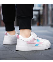 Nuevos Zapatos Deportivos Casuales Para Niños Y Niñas En Piel PU Blanco Zapatos Para Escuela Para Boys Y Girls Tamaño 7-13 Adecuados Para Otoño - details 8