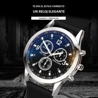 Reloj De Pulsera Deportivo De Lujo Para Hombres Relogio Masculino ISHOWTIENDA Cuero Correa De Acero Inoxidable Movimiento Cuarzo Estilo Simple - details 6