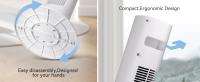 Ventilador de Torre Silencioso Aigostar con Mando a Distancia, Oscilación 70°, Temporizador 7H, 3 Modos y 3 Velocidades, Ventilador de Columna Ahorro Energético para Dormitorio - details 1