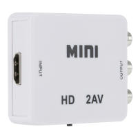 Convertidor AV HDMI-compatible a RCA Para Video HD 1080P Soporta NTSC PAL Salida AV a Pantalla De TV PC Proyector - details 3