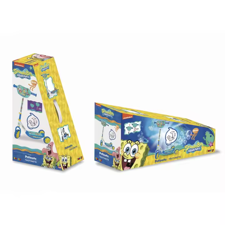 Smoby Smoby Patinete 3 ruedas Bob Esponja (7600750906) - 1