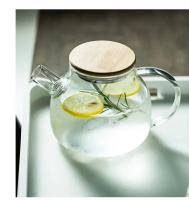 Tetera De Vidrio Borosilicogeo De 1.8L Transparente Resistente Al Calor Gran Taza Clara Para Té Flor Puer Kettle Set Herramienta Para Oficina Y Hogar - details 13