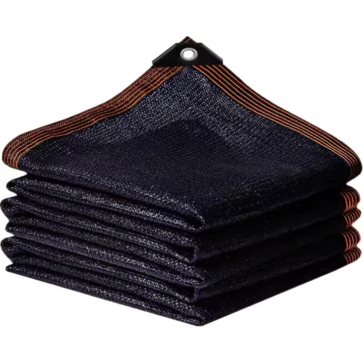 Red de Sombra Exterior, Malla Sombra Exterior 80%-90% UV Red de Sombra with Ojales, Sombreador Pergola Tela de Sombra para Pergola Jardín Patio Balcón Invernadero Granero (Negro-2x3m) - 1