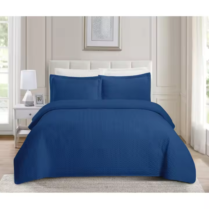 Printex Home - Colcha Bouti para Verano y Entretiempo - 90/105/135/150 cm - Poliéster - Reversible - Fina y Ligera - CON Fundas de Cojín 50 x 70 cm - ¡Renueva tu Cama esta Temporada! - 1