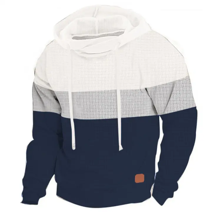 Sudadera De Capucha Para Hombre Deportiva Casual De Calle Con Dibujo Caliente Abrigo De Invierno Sudadera De Polyester De Manga Larga Cierre De Cordón - 1
