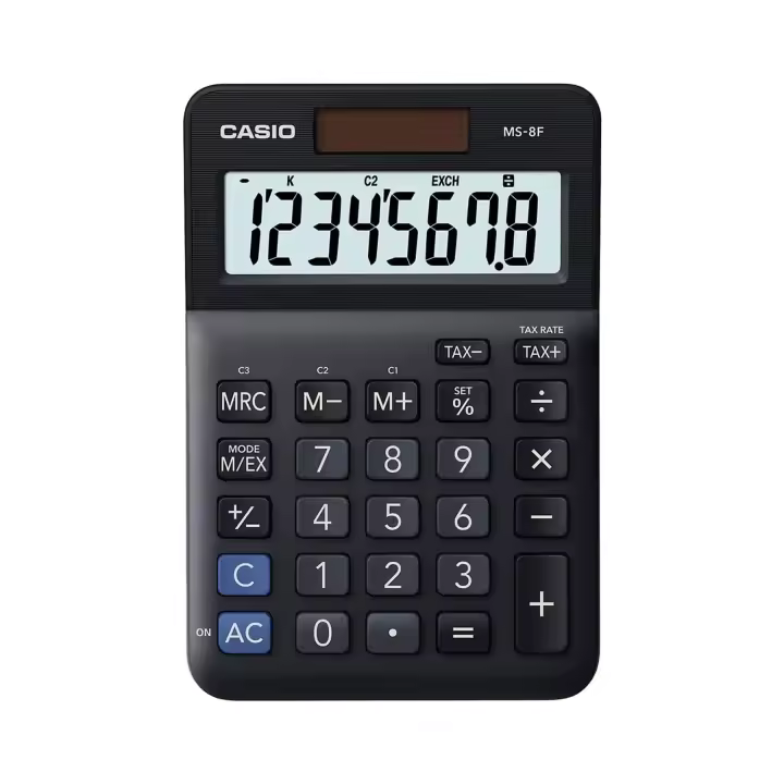 CASIO MS-8F Negro / Calculadora de mesa - 1