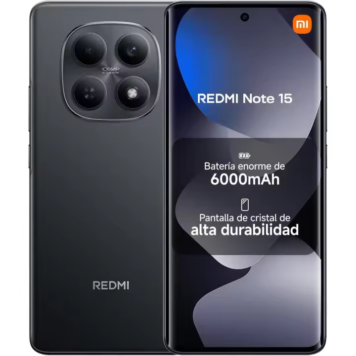 Xiaomi Redmi Note 15 4G 8+256GB,AMOLED FHD+ 6,77", Helio G100 Ultra, 108MP, 6000mAh, NFC, IP64 Movil Libre Original - 1