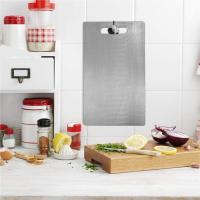 Tabla De Corte Doble Cara De Metal Con Agarre Fácil Para Hornear Tabla De Cocina Para Carne Frutas Verduras Herramienta De Cocina Rectangular Material De Titanio - details 7