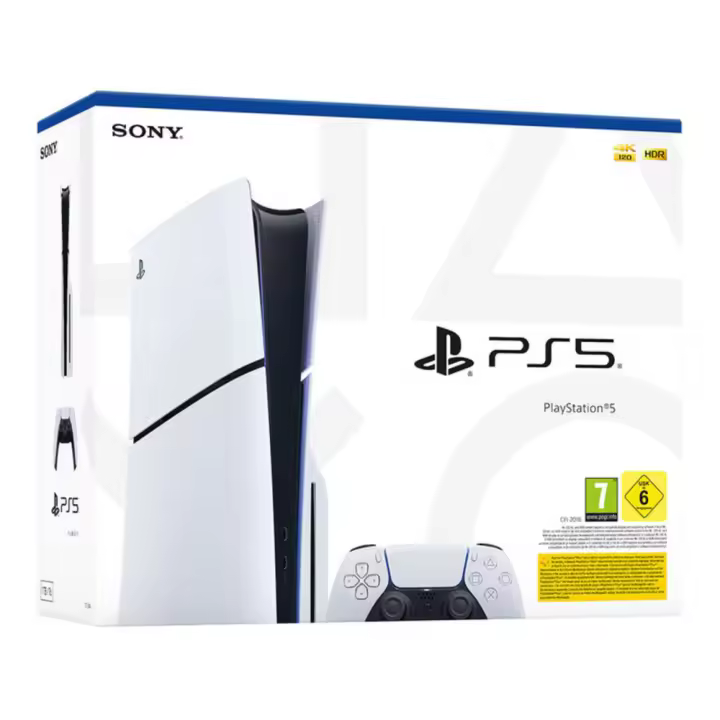 CONSOLA PS5 SLIM BLANCA + DUALSENSE - Caja Original - Sony - Consola Videojuegos - PAL España - Playstation - 1