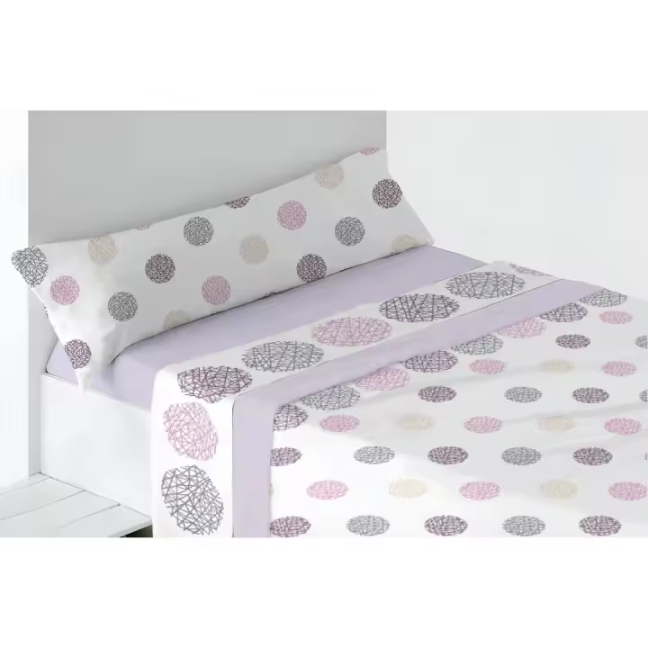 Juego de Sabanas Pirineo Borneo. Tejido Térmico. Juego de Sábanas Térmicas. Ropa de Cama de 3 Piezas 100% Poliéster. Juego de Sábanas Low Cost para Cama de 90, 105, 135 y 150 cm. Ropa de Cama Invierno Color a Escoger - 1