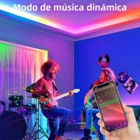 Fresnel LED RGB De Tira USB Luz Cambiante Bluetooth Control Remoto Música Sincronizada DIY Lámpara De Ambiente Para TV Pared Habitación Decoración De Hogar - details 8