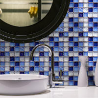 Papel Tapiz De Mosaico Impermeable Autoadhesivo 3D Para Cocina Baño Decoración Del Hogar Adhesivo De Pared PVC Clásico - details 14