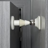 Parador De Puerta Magnético Con Adhesivo De Silicona No Necesita Perforación Soporte De Puerta Para El Hogar Instalación Sin Rastros Blanco/Blanco - details 1