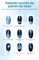 Cylindrical Cat Eye Nail Magnetic Stick Para Gel UV Polvo De Esmalte De Uñas Efecto De Reluciente Herramientas De Manicura DIY Para Pintura 3D De Ojos De Gato - details 1