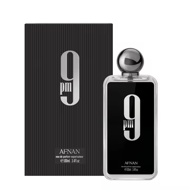 Afnan 9 PM Perfume Eau De Parfum árabe fragancias para Hombres 100ml - 1