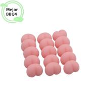 10Pcs 3D Stickers De Mochi Para Glúteos Alivio De Estrés Divertido Y Noctilucente Decoración De Teléfono Móvil Regalo De Fiesta - details 5
